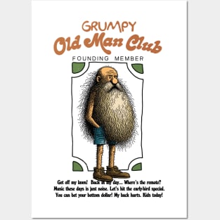 Grumpy Old Man Club - Founding Member Posters and Art